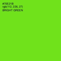 #70E21B - Bright Green Color Image